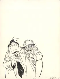 Projet de couverture, Une enquête de l'Inspecteur Canardo, La marque de Raspoutine (T.2), Benoît Sokal