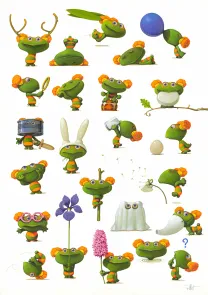 Illustration couleur, Lulu Vroumette, L'Abécédaire Lulu Vroumette, Frédéric Pillot
