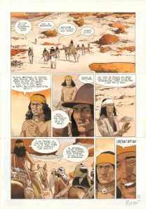 Planche couleur, Comanche Trail, Christian Rossi