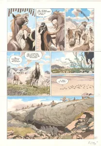 Planche couleur, Comanche Trail, Christian Rossi