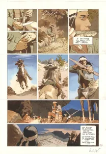 Planche couleur, Comanche Trail, Christian Rossi