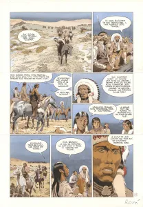 Planche couleur, Comanche Trail, Christian Rossi