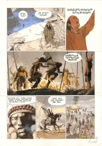 Planche couleur, Comanche Trail, Christian Rossi
