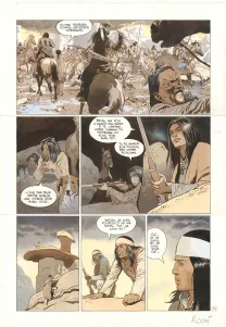 Planche couleur, Comanche Trail, Christian Rossi