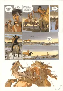 Planche couleur, Comanche Trail, Christian Rossi