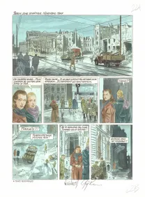 Planche couleur, Après-guerre, L'Espoir (T.1),  Warnauts et Raives