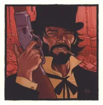 Colored illustration, Undertaker, Ralph Meyer