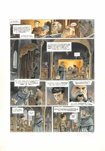 Planche couleur, Cauchon... Ou l'homme qui tua Jeanne d'Arc, Joël Parnotte