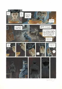 Colored original page, Cauchon... Ou l'homme qui tua Jeanne d'Arc, Joël Parnotte
