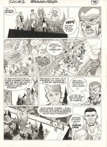 Planche noir et blanc, IAN, Leçon de ténèbres (T.2), Ralph Meyer