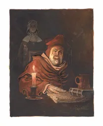 Planche couleur, Cauchon... Ou l'homme qui tua Jeanne d'Arc, Joël Parnotte