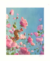 Illustration couleur, À la découverte des humains, Quentin Gréban