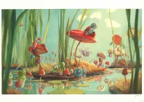 Illustration couleur, À la découverte des humains, Quentin Gréban