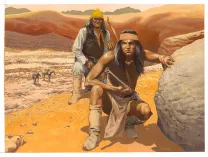 Illustration couleur, Golden West, Christian Rossi