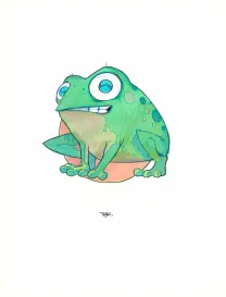 Illustration couleur, Maison Croa Croa, Davide Tosello