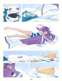 Colored original page, Maison Croa Croa, Davide Tosello