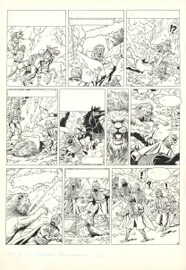 Planche noir et blanc, Cori le moussaillon, Dali Capitan (T.5), Bob De Moor
