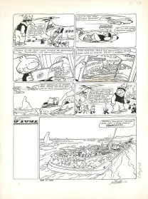 Planche noir et blanc, Balthazar, Bob De Moor