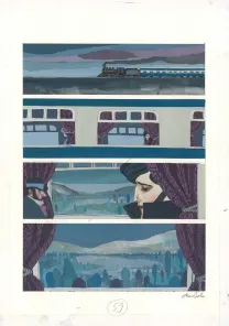 Planche couleur, Frankenstein, David Sala