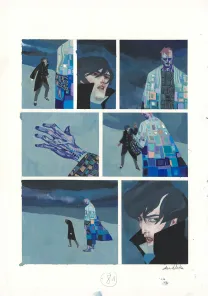 Planche couleur, Frankenstein, David Sala