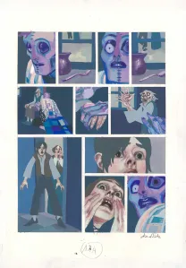 Planche couleur, Frankenstein, David Sala