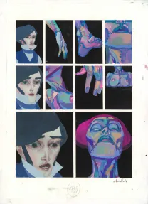 Planche couleur, Frankenstein, David Sala