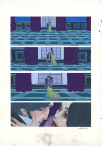 Planche couleur, Frankenstein, David Sala