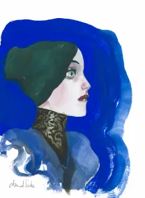 Illustration couleur, Frankenstein, David Sala