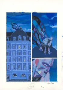 Planche couleur, Frankenstein, David Sala