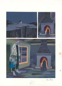Planche couleur, Frankenstein, David Sala
