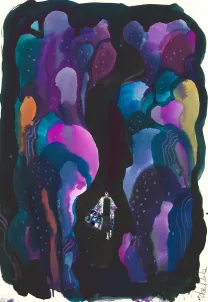 Illustration couleur, Frankenstein, David Sala