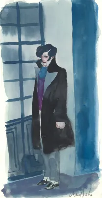 Colored illustration, Frankenstein, David Sala