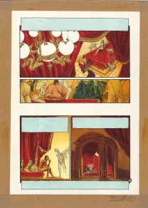 Colored original page, Fée et tendres automates, Elle (T.2), Béatrice Tillier