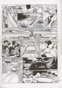 Planche noir et blanc, Le Poisson-clown, Christina (T.2), Fred Simon