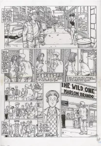 Planche noir et blanc, Le Poisson-clown, Happy (T.1), Fred Simon