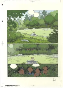 Planche couleur, Popotka le petit sioux, La leçon d'Iktomi (T.1), Fred Simon