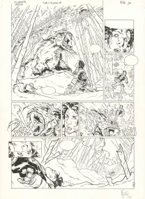 Black and white original page, Kookaburra Universe, Le secret du sniper (T.1), Nicolas Mitric