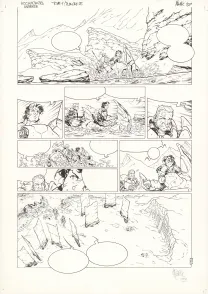 Black and white original page, Kookaburra Universe, Le secret du sniper (T.1), Nicolas Mitric