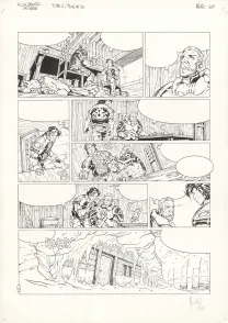 Planche noir et blanc, Kookaburra Universe, Le secret du sniper (T.1), Nicolas Mitric