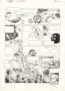Planche noir et blanc, Kookaburra Universe, Le secret du sniper (T.1), Nicolas Mitric
