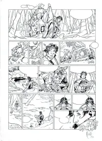Black and white original page, Kookaburra Universe, Le secret du sniper (T.1), Nicolas Mitric
