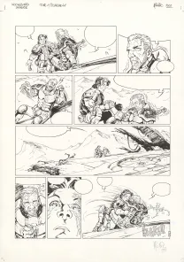 Black and white original page, Kookaburra Universe, Le secret du sniper (T.1), Nicolas Mitric