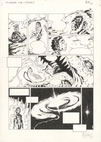 Planche noir et blanc, Kookaburra, Système Ragnarok (T.4), Nicolas Mitric