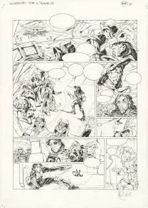 Planche noir et blanc, Kookaburra, Système Ragnarok (T.4), Nicolas Mitric