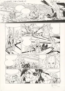 Planche noir et blanc, Kookaburra, Système Ragnarok (T.4), Nicolas Mitric