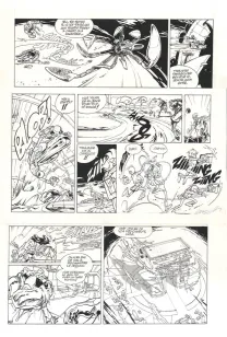 Planche noir et blanc, Spirou et Fantasio, Paris sous Seine (T.47), José Luis Munuera