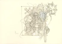 Illustration noir et blanc, Paul Jeacock
