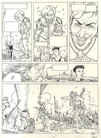 Planche noir et blanc, Les Eaux de Mortelune, La Recherche du temps perdu (T.10), Philippe Adamov