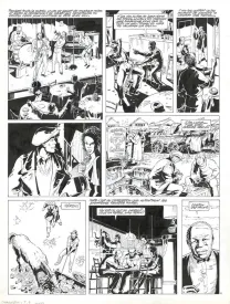 Planche noir et blanc, Louis la Guigne, Charleston (T.6), Jean-Paul Dethorey