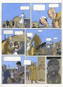 Colored original page, Louis la Guigne, Les parias (T.12), Jean-Paul Dethorey